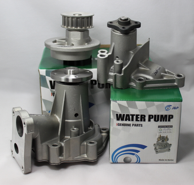 J&P Brand Water Pumps for Hyundai, KIA, GM Chevrolet and Ssangyong vehicles